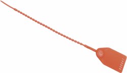 Plomba przeciągana Robo-lock serii RL (L1 x B1 x L2 x B2) 33 x 29 x 260 x 4 mm RL350-PE-RD-M0 Kolor producenta: czerwony HellermannTyton 142-73612 1 szt.