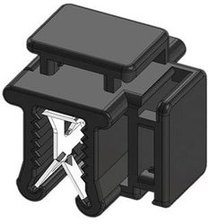 Klips krawędziowy WKK 50121, 1 szt.