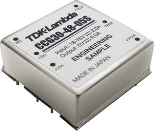 Przetwornica DC/DC, do PCB TDK-Lambda CCG30-48-12D CCG30-48-12D, DIP-6 (1x1 Brick), 30 W, 24 V, 1.25 A, 1 szt.