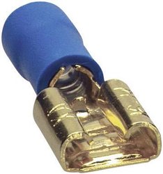 Końcówka kablowa konektorowaSinuslive 6.3-2.5, 2.5 mm2, czerwona, 10 szt.