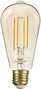 brennenstuhl® Connect WiFi Żarówka LED Edison E27, 490lm, 4,9W Żarówka LED Brennenstuhl 1294870272, 1 szt.