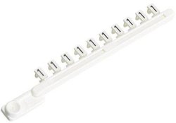 Paski etykiet, Wieland 04.841.2150.0, zakres 0 - 9, technika śrubowa i sprężynowa