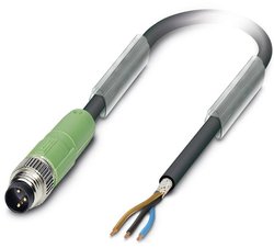 Kabel do czujników/elementów wykonawczych Phoenix Contact SAC-3P-M 8MS/10,0-PUR SH 1521643, Kabel, otwarte końcówki, 1 szt.