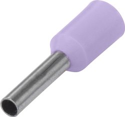 Końcówka rurkowa TRU COMPONENTS TC-9163712, z częściową izolacją , 0.25 mm²  x 6 mm, 100 szt.