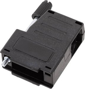 Obudowa złącza D-SUB encitech DSSK-P-09-L-K 6260-0107-01, 180 °, 45 °, 1 szt.