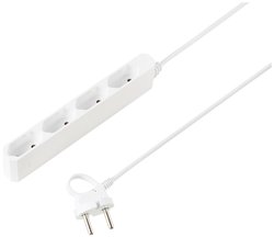 Listwa zasilająca Sygonix SY-5806878 4 x Ilość gniazdek: 4