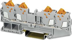 Złącze QUATTRO Phoenix Contact QTC 1,5-QUATTRO, 0,25 - 1,5 mm2, 17,5 A, szare