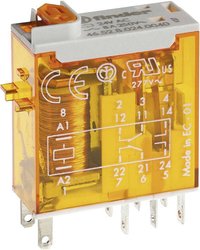 Przekaźnik wtykowy Finder 46.52.8.048.0054 46.52.8.048.0054, 8 A, 10 szt.