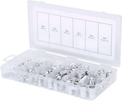 Asortyment nitów gwintowanych, aluminium, M3x9mm-M10x21mm, 150 szt. KS Tools 970.0620 1 szt.