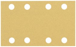 Papier ścierny EXPERT C470 z 8 otworami do szlifierki oscylacyjnej, 80 x 133 mm, G 100, 10 sztuk. Papier ścierny do szlifierki Bosch Accessories EXPERT C470 2608900880 133 mm 10 szt.
