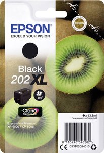 Epson atrament T02G1, 202XL tusz oryginalny  Czarny C13T02G14010