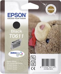 Tusz Epson T061140, oryginalny, czarny