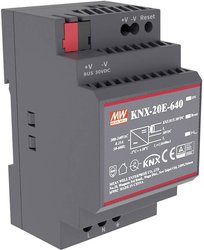 Zasilacz na szynę DIN Mean Well KNX-20E-640 KNX-20E-640  30 V/DC 640 mA 19.2 W Ilość wyjść:1 x