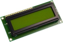 Wyświetlacz LCD Display Elektronik DEM16216SYH-LY  żółto-zielony 16 x 2 Pixel (S x W x G) 80 x 36 x 9.6 mm