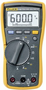 Multimetr Fluke 115 2583583, CAT III 600 V, 0.1 mV - 600 V, 0.001 - 10 A