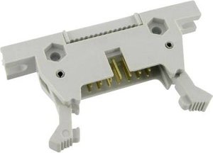TRU COMPONENTS 1589784 Złącze żeńskie z długą dźwignią do usuwania Siatka: 2.54 mm Ilośc pinów: 10 Ilość rzędów: 2 1 szt.