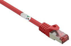 Kabel LAN Renkforce RF-5372564, 1 szt., RJ45, CAT 6, S/FTP, 10.00 m, czerwony
