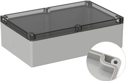 Obudowa zewnętrzna TRU COMPONENTS TC-9065576, (D x S x W) 300 x 230 x 85 mm, poliwęglan, 1 szt.