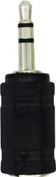 Adapter do słuchawek stereo - wtyk jack 3,5 mm na gniazdo 2,5 mm, czarny LogiLink CA1102 Jack Audio Przejściówka, adapter czarny