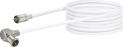Kabel Anteny, Schwaiger MMC90 052 MMC90 052, [1x szybkozłączka F - 1x wtyczka Mini-DAT], 90 dB, 9.00 m, biały