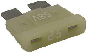 Bezpiecznik nożowy samochodowy Hansor ATP-M25, 58 V, 25 A, 1 szt.