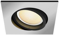 Lampa do zabudowy LED Philips Lighting Hue White Amb. Milliskin Einbauspot eckig aluminium 350lm Erweiterung Hue 871951433858600 5 W