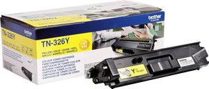 Brother Toner TN-326Y TN326Y tusz oryginalny Żółty 3500 strony