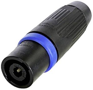 Neutrik NLT4MXX-BAG Złącze SpeakON® 4-pinowe męskie, czarne Złącze Neutrik NLT4MXX-BAG NLT4MXXBAG, miedź, 1 szt.