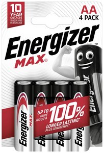 Baterie AA Energizer Max E303323700, 1.5 V, alkaliczno-manganowe, 4 szt.