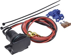 Gniazdko zapalniczki z uchwytem do rur BAAS ZA01 Obciążalność prądu maks.: 5 A 12 V/DC