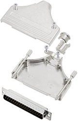 Zestaw listew męskich D-Sub encitech MHDM-37-DBP-K 6355-0005-04, rzędy: 2, styki: 37, 180 °, 1 zest.