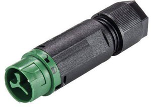 Złącze męskie okrągłe Wieland RST16I3 S S1 ZT4S GN 46.032.4555.7, styki:2 + PE, 250 V, 16 A, 1 szt.