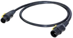 Kabel zasilający Neutrik NKPF-M-A-1.5 [1x złącze żeńskie PowerCon - 1x złącze męskie PowerCon], 1.50 m