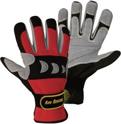 Rękawice montażowe FerdyF. Rope Rescue 1977-10, Rozmiar rękawic: 10, XL, czerwony, czarny