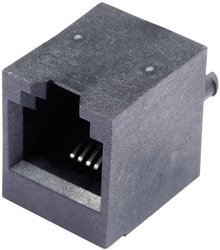 złącze żeńskie do wbudowania pionowego RJ11 BEL Stewart Connectors SS65600-002F Ilość styków: 6P4C 1 szt.