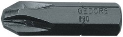 Bit krzyżakowy PZ 4 Gedore 890 PZD 4 6553760 stal specjalna chromowo-wanadowa Oksydowany C 8 1 szt.