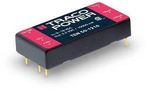 Przetwornica DC/DC, do PCB TracoPower TEN 50-1212 TEN 50-1212, 50 W, 12 V/DC, 4.17 A, 1 szt.