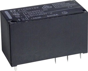 Miniaturowy przekaźnik mocy Takamisawa FTR-F1 CD 012 12 V/DC 2 x zestyk przełączny