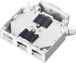 Adapter DIGITUS Professional LWL na szynę DIN, do złączek 6x SC / SX lub 8x LC / DX Obudowa Digitus DN-96890, 1 szt.