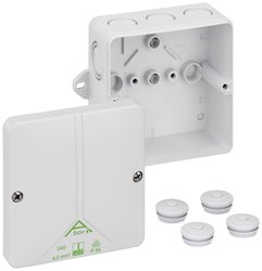 Puszka instalacyjna Spelsberg Abox-i m 040 AB-L, IP65, (D x S x W) 94 x 94 x 57 mm, szary, 1 szt.