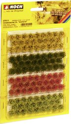 NOCH 0007011 Kępa trawy   czerwony, żółty, jasnozielony, ciemnozielony