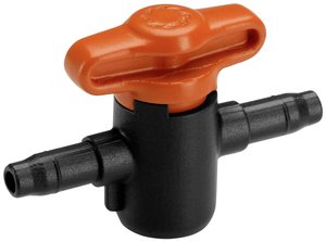 Zawór odcinający GARDENA Micro-Drip-System, (3/16''), 2 szt. Zawór odcinający GARDENA 13217-20 2 szt.