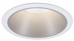 Trzonek Pol Gol, okrągły, 1 x 10 w, GU10, 230 V, biały matowy/srebrny Aluminium / tworzywo sztuczne Oświetlenie wewnętrzne LED Paulmann 93398 10 W