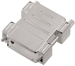 Obudowa adaptera D-SUB encitech DPAK-M-09-K 1511-0101-01, tworzywo sztuczne, 180 °, 1 szt.
