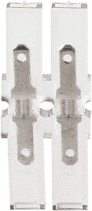 Elastyczne złącza męskie Klauke 810, PVC, 2,8 x 0,8 mm