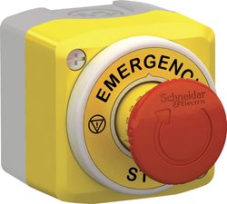Przycisk zatrzymania awaryjnego Schneider Electric XALK178W3B140G, 1 NO, 2 NC, 1 szt.