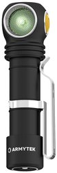 Armytek Wizard C2 WG Magnet USB Warm Multi Latarka 3 w 1 emitująca mocne zielone i ciepłe światło Latarka czołowa ArmyTek Wizard C2 WG Warm, 1100 lm, 13 h, 115 g