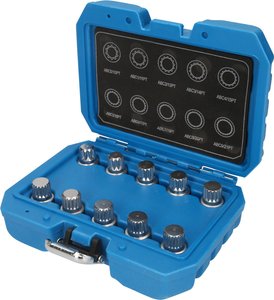 Asortyment blokad kół do VW, 10 szt Brilliant Tools  BT691310