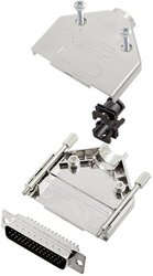 Zestaw listew męskich D-Sub TRU COMPONENTS TCDTPKM25HDP44K 7709052-SR, rzędy: 3, styki: 44, 180 °, 1 szt.