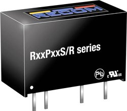 Przetwornica DC/DC, do PCB RECOM R05P05S/R8 R05P05S/R8, SIP-7, 1 W, 200 mA, 1 szt.